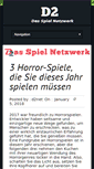 Mobile Screenshot of d2network.de